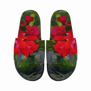 Men Roses From An Abandoned Garden Slip On Slippers