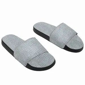 Men Silver Slip On Slippers