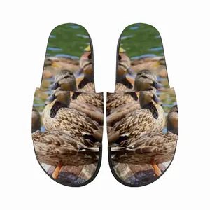 Men Get Your Ducks In A Row Slip On Slippers