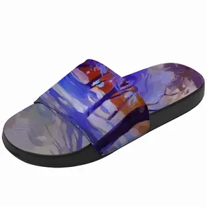 Men At Midnight In January Slip On Slippers