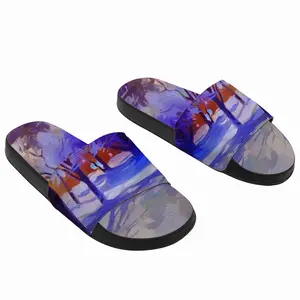 Men At Midnight In January Slip On Slippers