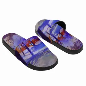 Men At Midnight In January Slip On Slippers