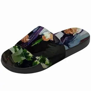 Men Lviv Flower Saleswoman Slip On Slippers