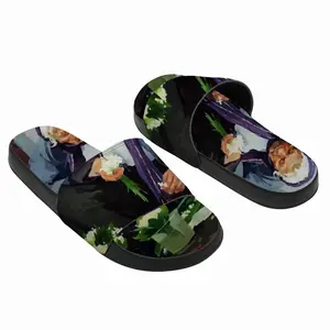 Men Lviv Flower Saleswoman Slip On Slippers