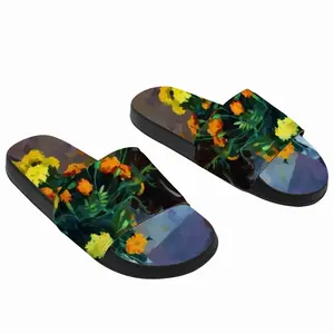 Men Flowers In The House Of The Artist Slip On Slippers