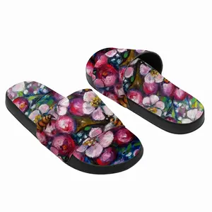 Men First Bumble Bees In The Garden Slip On Slippers