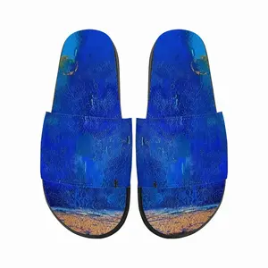 Men Symphony In Blue Slip On Slippers