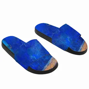 Men Symphony In Blue Slip On Slippers