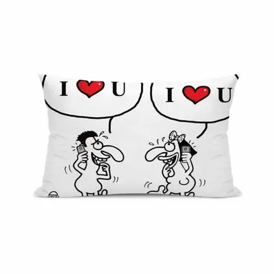 Love Call Polyester Pillow (Rectangle, Multi-Size)