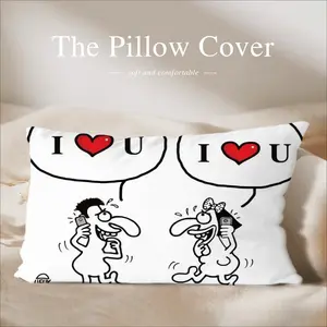 Love Call Polyester Pillow (Rectangle, Multi-Size)