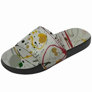 Men Ellipsis Slip On Slippers