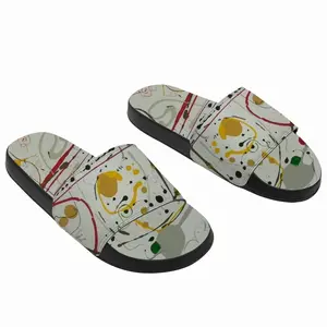 Men Ellipsis Slip On Slippers