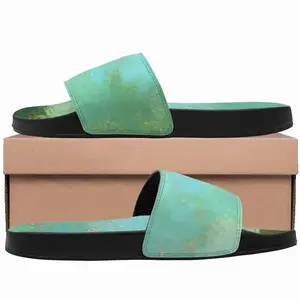 Men Green Clouds Slip On Slippers