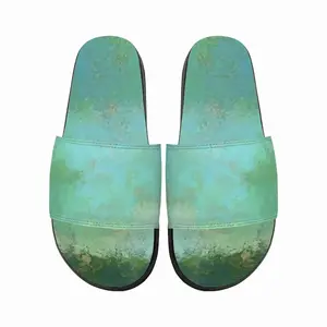 Men Green Clouds Slip On Slippers