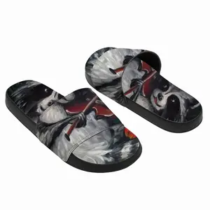 Men Raccoon Celebrating Apples Harvest Ii Slip On Slippers