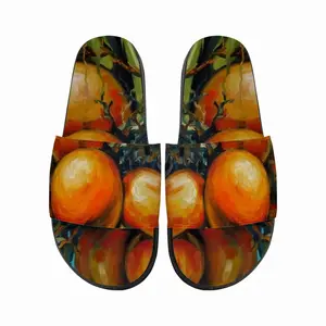 Men Coconut Palm Tree Slip On Slippers