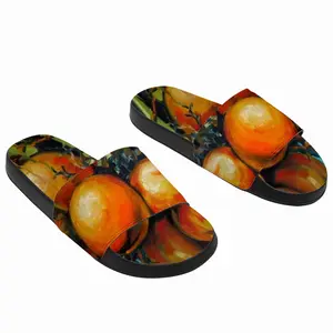 Men Coconut Palm Tree Slip On Slippers