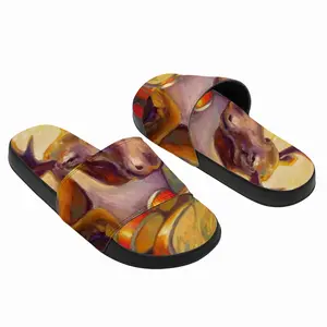 Men Musical Moose Slip On Slippers