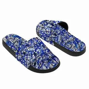 Men Blue Blood Slip On Slippers