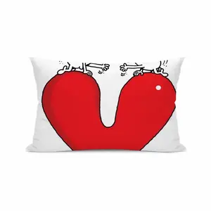 Love Gap Polyester Pillow (Rectangle, Multi-Size)