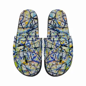 Men Blue Sky Thinking On Its Way Slip On Slippers