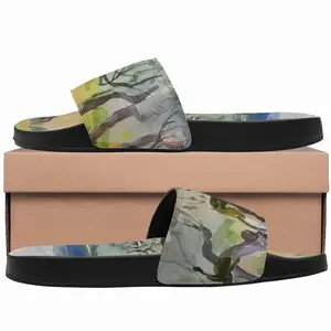 Men Olive Trees Slip On Slippers