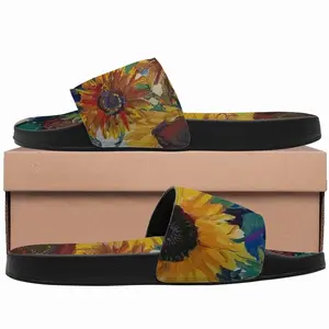 Men The Sunflowers Slip On Slippers