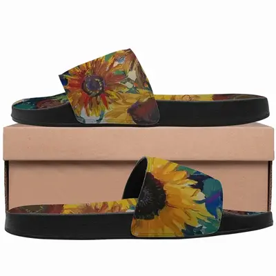 Men The Sunflowers Slip On Slippers