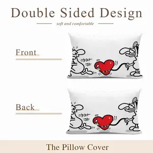 Impossible Love Polyester Pillow (Rectangle, Multi-Size)