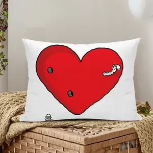 Love Worm Polyester Pillow (Rectangle, Multi-Size)