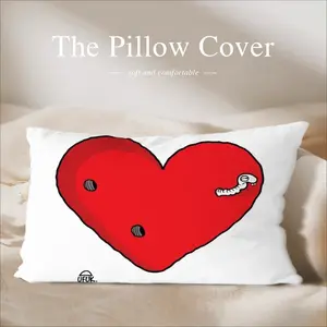 Love Worm Polyester Pillow (Rectangle, Multi-Size)