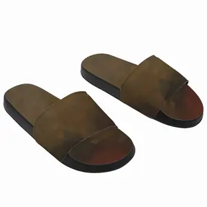 Men Blurred Fruit Slip On Slippers