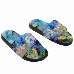 Men Mad Meadow Abstract Slip On Slippers