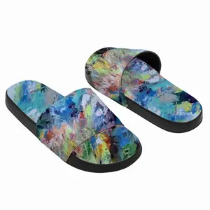 Men Mad Meadow Abstract Slip On Slippers