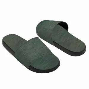 Men Weathered Teal Slip On Slippers