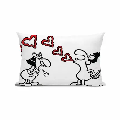 Love Smoking Polyester Pillow (Rectangle, Multi-Size)