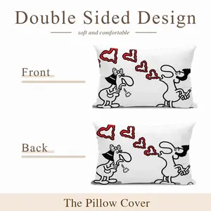 Love Smoking Polyester Pillow (Rectangle, Multi-Size)