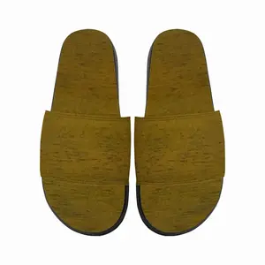 Men Brushed Medallion Slip On Slippers