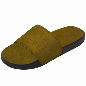 Men Brushed Medallion Slip On Slippers