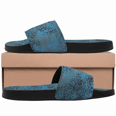 Men Design In Blue Slip On Slippers