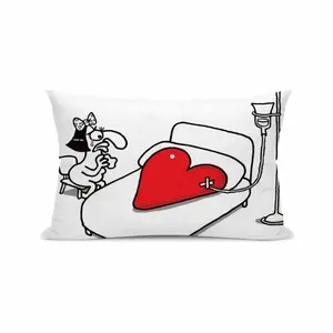 Love Sick Polyester Pillow (Rectangle, Multi-Size)