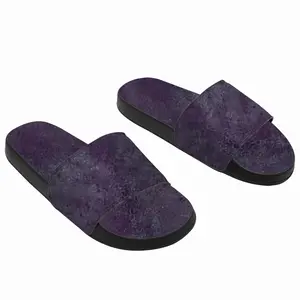 Men Purple Illusion Slip On Slippers