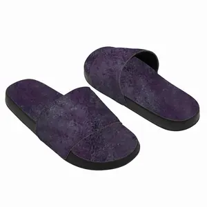 Men Purple Illusion Slip On Slippers