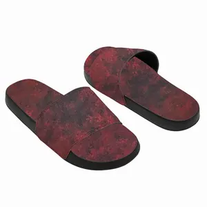 Men Burst Of Red Slip On Slippers