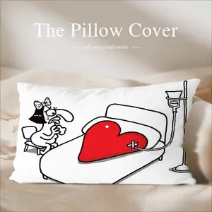 Love Sick Polyester Pillow (Rectangle, Multi-Size)