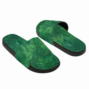 Men Shades Of Green Slip On Slippers