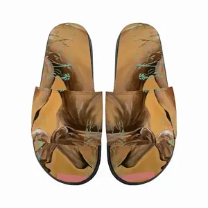 Men Devotion Prints Slip On Slippers