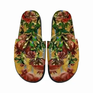 Men Pomegranates Slip On Slippers