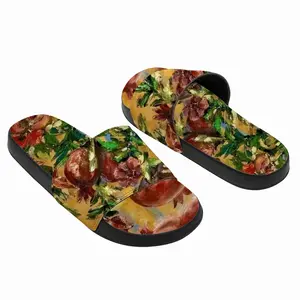 Men Pomegranates Slip On Slippers