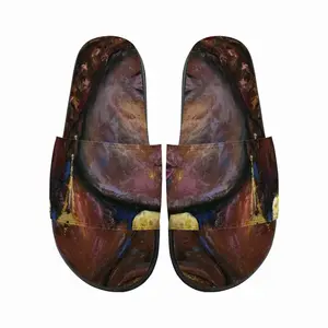 Men Fire Flame Slip On Slippers